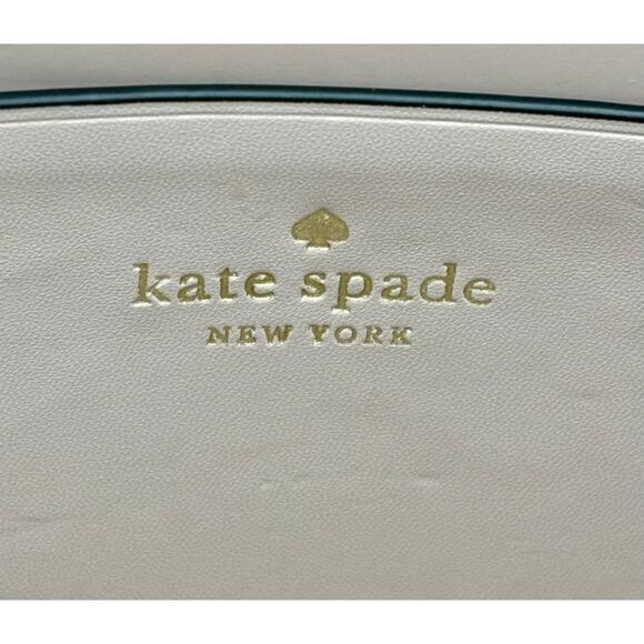 Kate Spade Black Leather Tote | Large Crossgrain Shoulder Bag | Everyday Purse - Picture 6 of 7